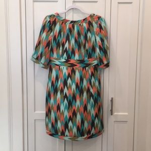 Milly Resort chevron dress
